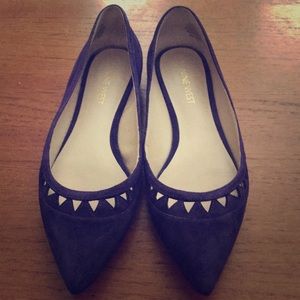 Nine West purple flats